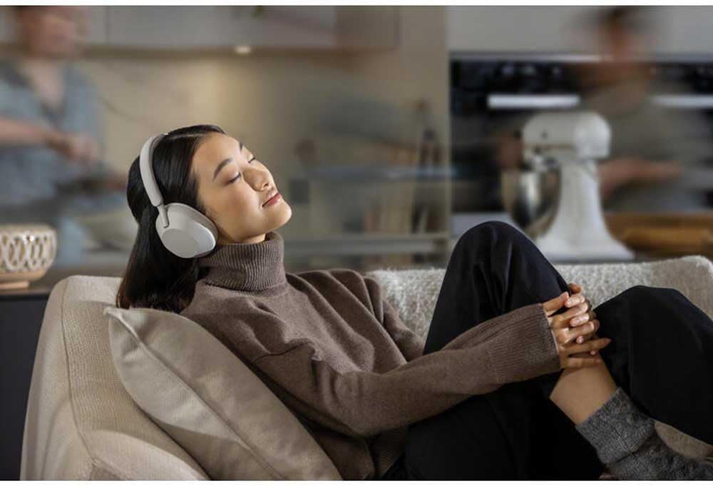Sony WH-1000XM5 kabellose Bluetooth Noise Cancelling Kopfhörer, Silber