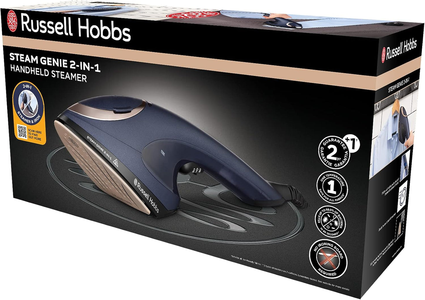 Russell Hobbs Steam Genie 2 in 1 Steam Brush 