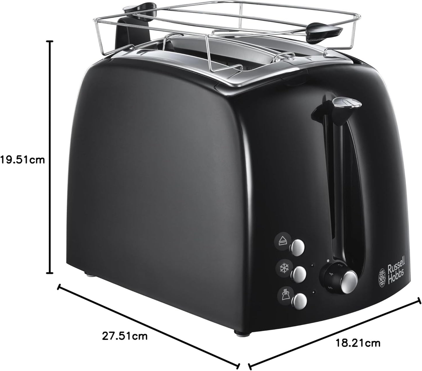 Russell Hobbs Textures Plus + Toaster 22601-56
