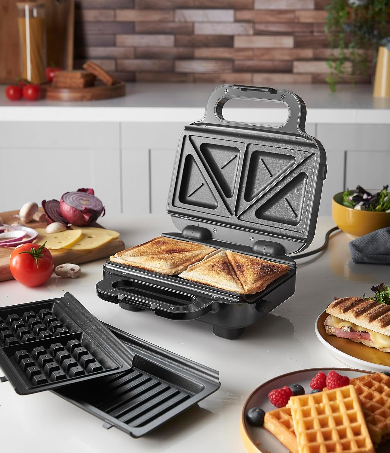 Russell Hobbs 3-in-1 Multifunctional Sandwich Toaster