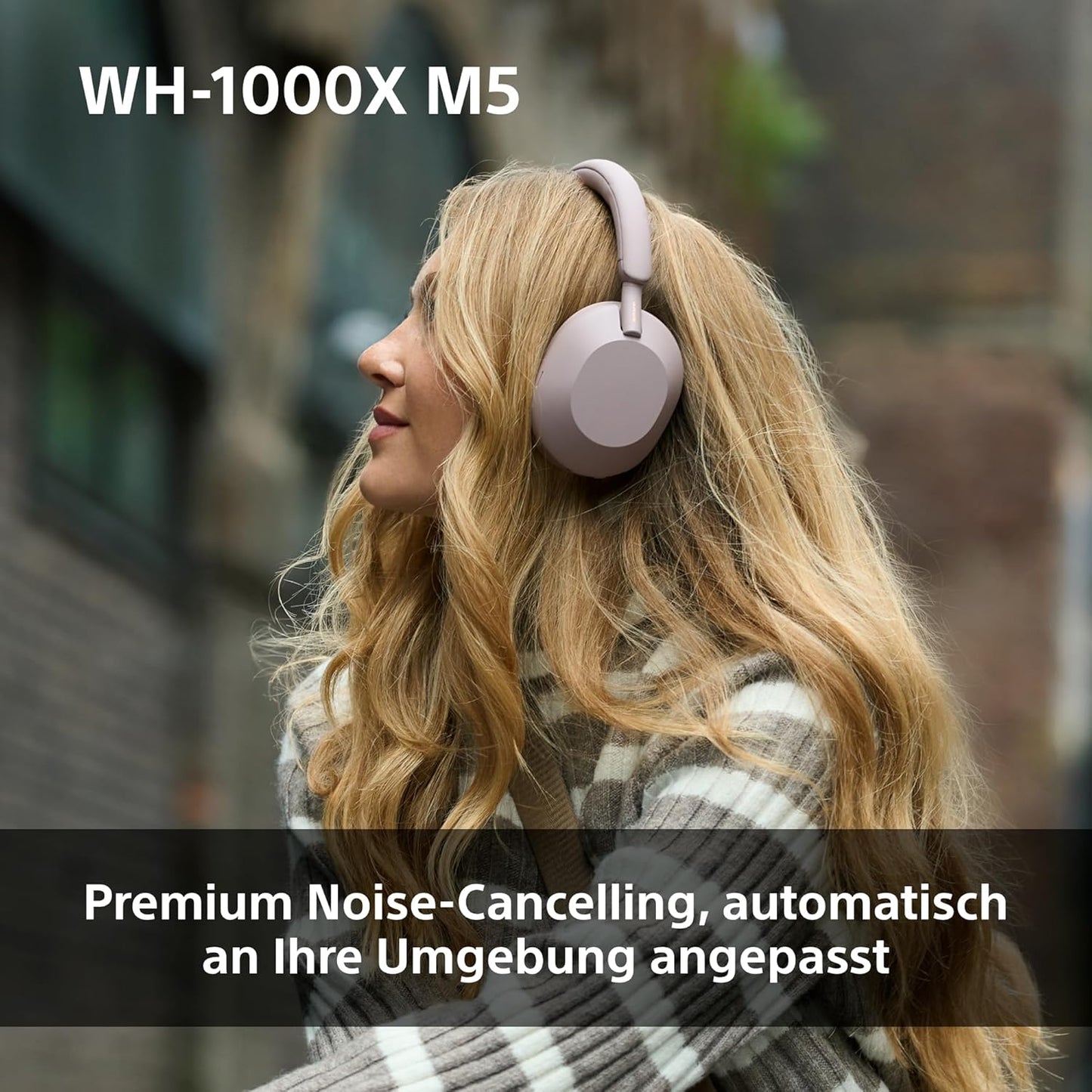 Sony WH-1000XM5 kabellose Bluetooth Noise Cancelling Kopfhörer, Silber