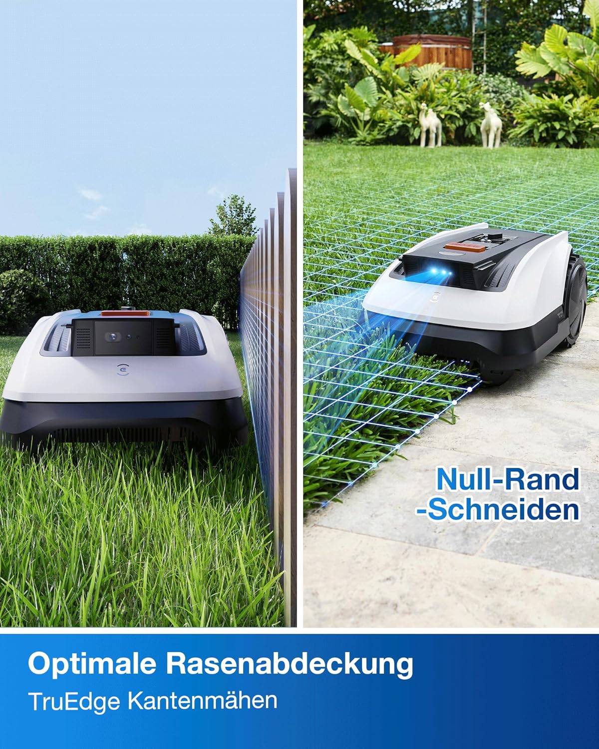 ECOVACS Goat O800 RTK Mähroboter ohne Begrenzungskabel, 800m²