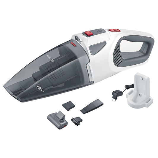 SEVERIN 4-in-1 Akku-Handstaubsauger, weiß-grau/rot, HV 7146