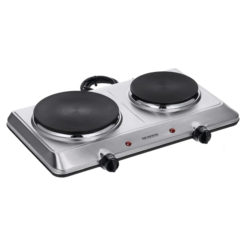 SEVERIN Doppel Kochplatte, Edelstahl