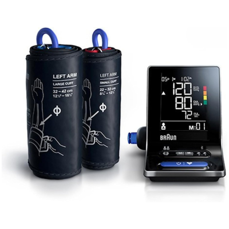 Intelligentes Braun ExactFit 5 Connect Oberarm-Blutdruckmessgerät