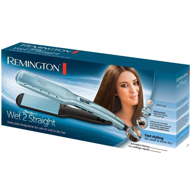 Remington Wide Wet2Straight Hair Straightener S7350