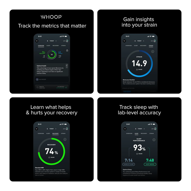 Whoop 4.0 mit Jahresmitgliedschaft